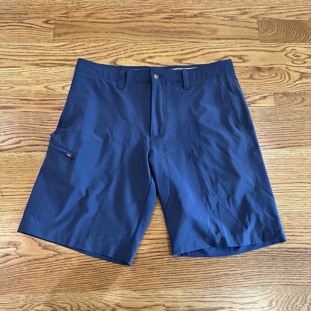 Callaway Golf Shorts Mens 34 Blue Preppy Quick Dry Active Stretch Chino Workwear